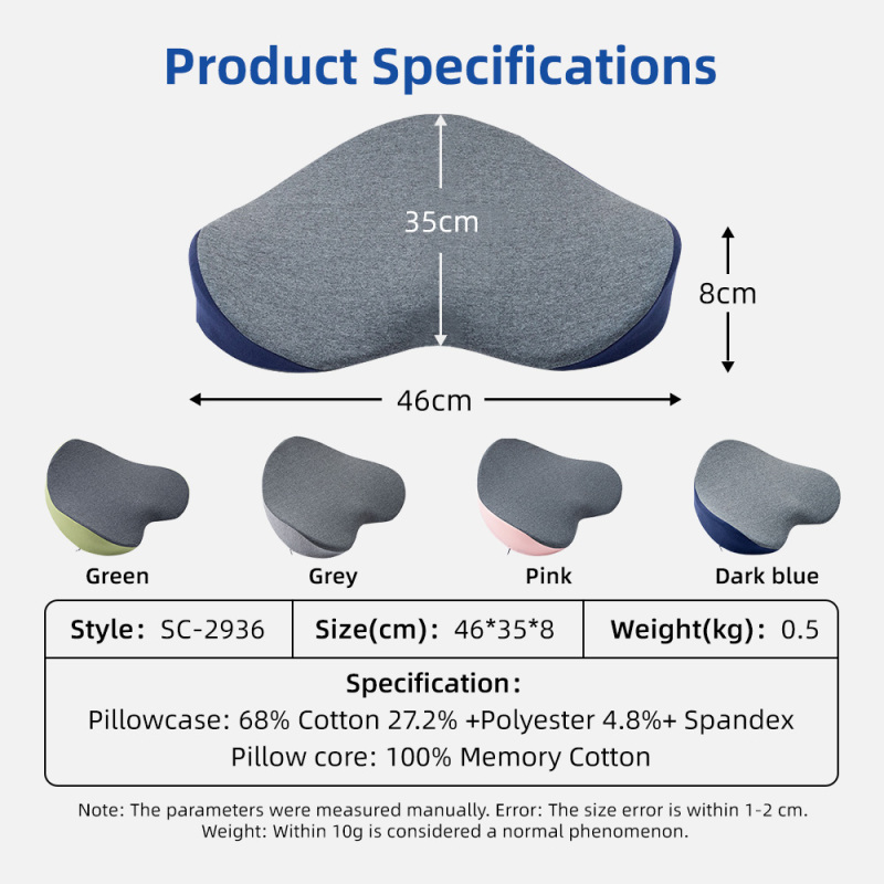 Wholesale Seat Cushions Memory Foam Adjustable Straps Removable Washable Anti-Static for Sciatica Tailbone Lower Back Pain