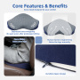 Wholesale Seat Cushions Memory Foam Adjustable Straps Removable Washable Anti-Static for Sciatica Tailbone Lower Back Pain