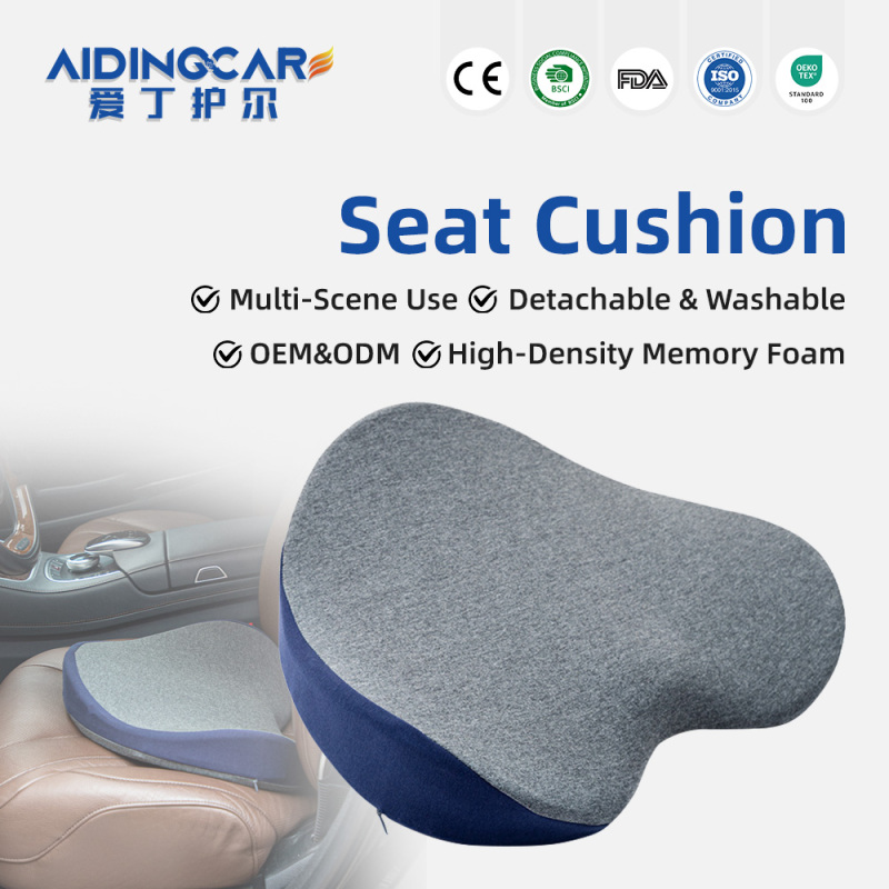 Wholesale Seat Cushions Memory Foam Adjustable Straps Removable Washable Anti-Static for Sciatica Tailbone Lower Back Pain