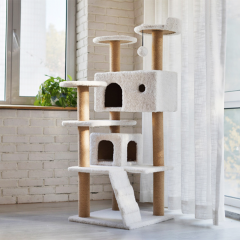 Venta al por mayor de muebles para gatos de varios niveles Condo Cat Tree Cat Sratcher Pet Toys Furnitures