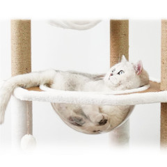 Condominio para gatos de varios niveles al por mayor para muebles de torre para gatos grandes con postes para rascar cubiertos de sisal