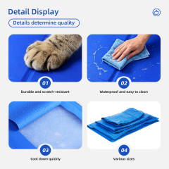 Professional Manufacture Summer Waterproof Self-cooling Gel Pet Dog Cooling Mat