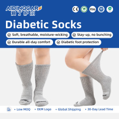 Medical Grade Smooth Toe Diabetic Socks for Diabetes Foot Protection