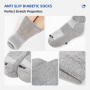 Medical Grade Smooth Toe Diabetic Socks for Diabetes Foot Protection