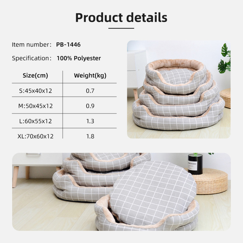Wholesale Washable Deep Sleep Pet Dog Bed Custom Puppy Dog Pet Bed