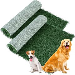 子犬のトイレトレーナーのための卸売50 * 70cmの人工芝ペット草おしっこパッド