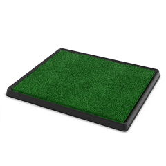 Grass Door and Bathroom Mat Pet Indoor Puppy Dog PET Potty Training Pee Pad with Mat Grass House Toilet Custom Sustainable Green