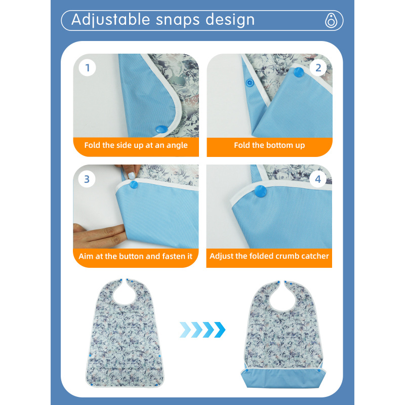 Long Sleeve Adult Apron Comfortable Bib Design for Adults