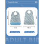 Long Sleeve Adult Apron Comfortable Bib Design for Adults