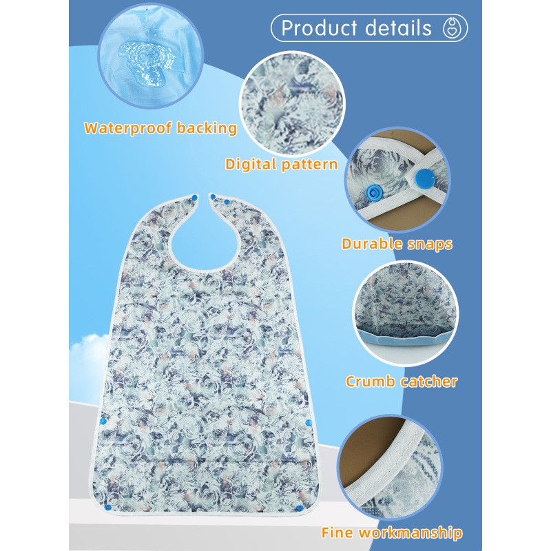 Long Sleeve Adult Apron Comfortable Bib Design for Adults