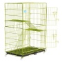 Wholesale Pet Supplies Multifunction 3 Floors Nano-coating Finish Cat Cage Thick 4 Tier Large Stackable Outdoor Cat Cage