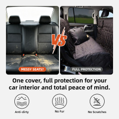 Wholesale Waterproof Back Seat Cover Protector Heavy Duty Nonslip Pet Backseat Cover for Dogs