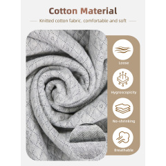 Wholesale Women's Cotton/Polyester Patient Care Clothes Suit Incontinence Zipper Design Home Hospital Care Open Sleepwear