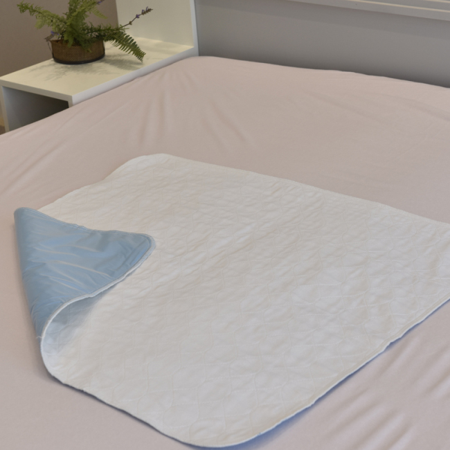 Almohadillas de cama lavables, a prueba de fugas, reutilizables, debajo de las almohadillas, alfombrillas de cama para adultos con incontinencia