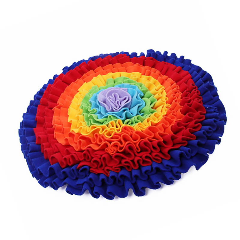 Pet Nose Work Smell Snuffle Mat Training Feeding Foraging Skill Blanket Dog Sniffing Mat