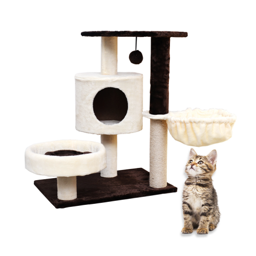 Wholesale Cat Tree Cat Tower Condo with Sisal-Covered Scratching Posts for Kitten