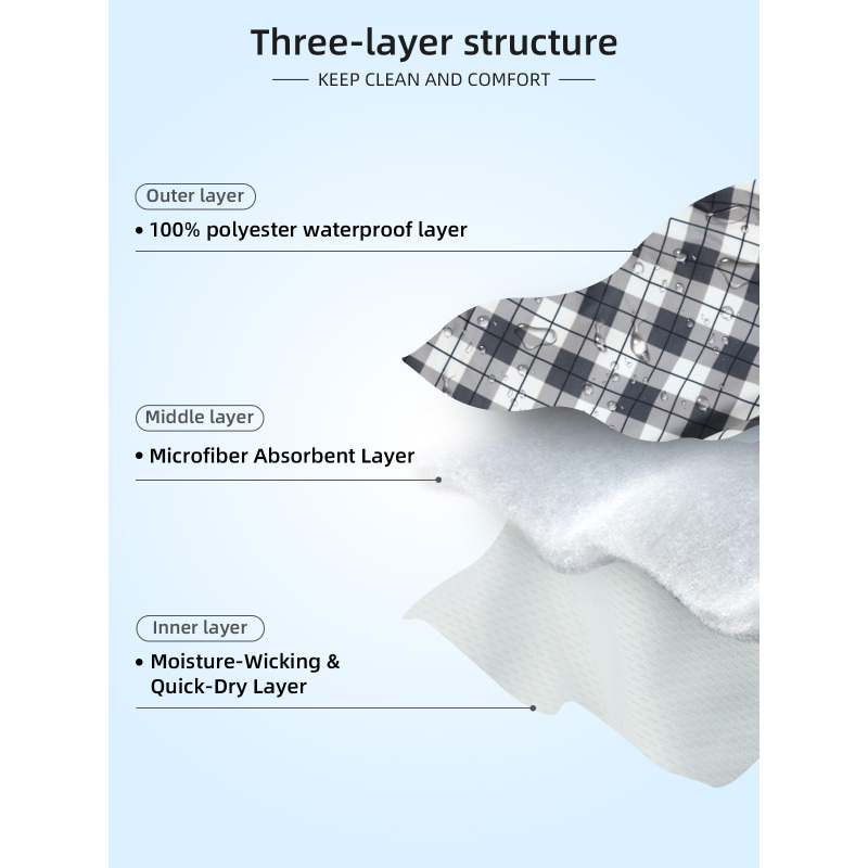 Wholesale Reusable Male Dog Belly Wraps Washable Male Dog Diapers Belly Band for Male Dogs
