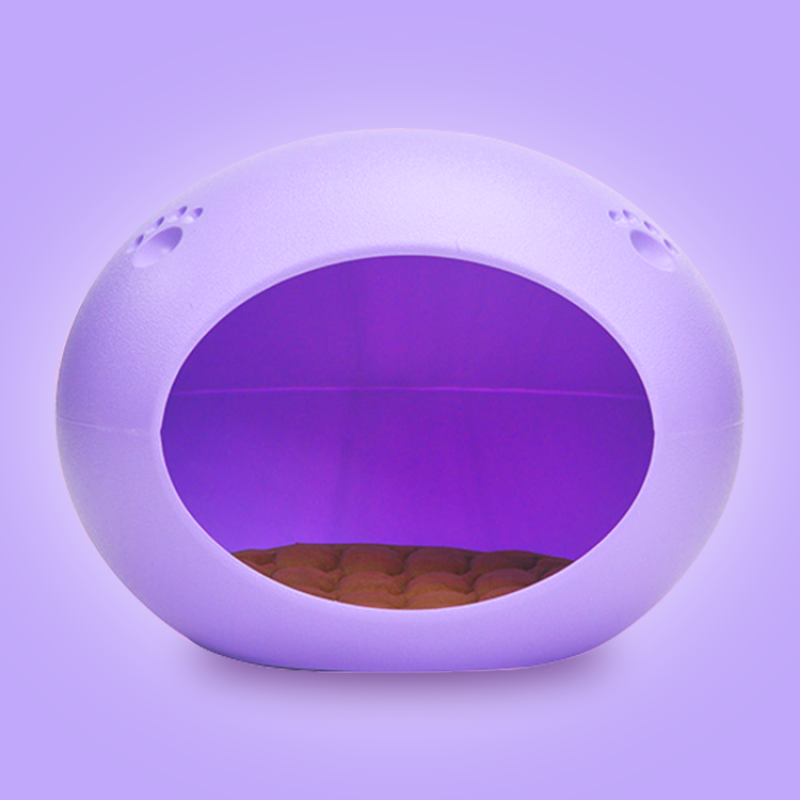 High quality wholesale custom cheap fashion luxury cat cave plastic pet bed