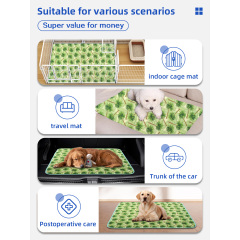 Оптовики Многоразовые коврики для собак Нескользящие ПВХ-подложки Pet Puppy Pee Pad для собак