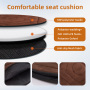 Wholesale Round Swivel Seat Cushion 360 Degrees Portable Rotating for Elderly with Back Pressure Relief and Washable Cover
