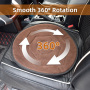 Wholesale Round Swivel Seat Cushion 360 Degrees Portable Rotating for Elderly with Back Pressure Relief and Washable Cover