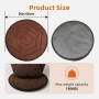 Wholesale Round Swivel Seat Cushion 360 Degrees Portable Rotating for Elderly with Back Pressure Relief and Washable Cover