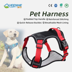 Wholesale Reflective Dog Harnesses  Adjustable Breathable Sport Harness With Handle
