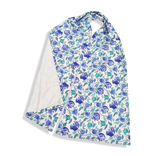 High Quality Reusable Waterproof Long Adult Feeding Scarf Bibs for Elderly