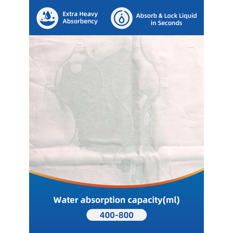 Adingcare - Almohadilla para orinar transpirable y reutilizable para adultos, lavable, de alta absorción