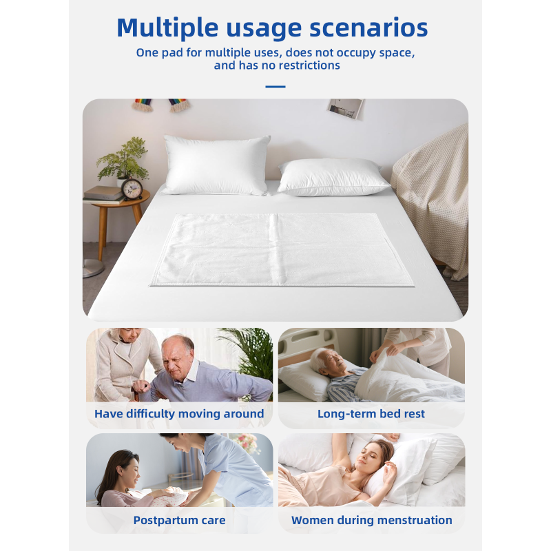 Adingcare - Almohadilla para orinar transpirable y reutilizable para adultos, lavable, de alta absorción