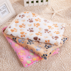 En Stock hogar mantener caliente suave Coral polar 40*60cm manta para mascotas cachorro lavable sofá para mascotas manta