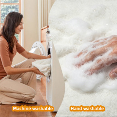 Solid Winter Washable Long Plush 80X55cm Warm Small Animal Sleeping Pet Blanket