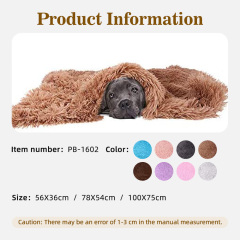 Washable Pet Blanket Premium Fluffy Flannel Fleece Cushion Soft and Warm Mat for Dogs Cats