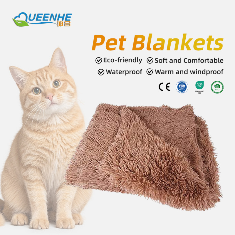 Washable Pet Blanket Premium Fluffy Flannel Fleece Cushion Soft and Warm Mat for Dogs Cats