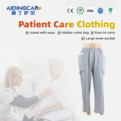 Wholesale Woven External Single Pocket Long Fistula Pants for Bladder Anus Ostomy Fistula Abdominal Surgeries Patient