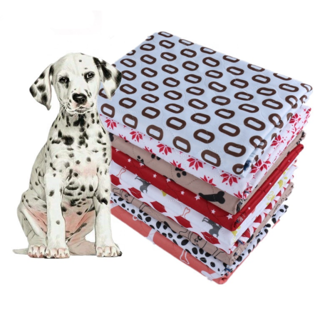 Venta al por mayor de almohadillas de entrenamiento para perros impermeables de pvc para orina de mascotas, almohadillas absorbentes y lavables para orinar de mascotas