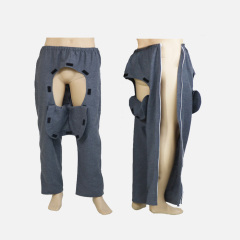 Großhandel mit offenen Baumwoll-Patientenkitteln mit Reißverschluss im Schritt, OP-Kleidung für Patienten, Pflegeuniformen