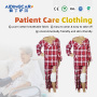 Wholesale Open Crotch Cotton Zipper Patient Gowns Surgery Clothes for Patients Patient Care Uniforms