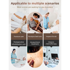 Großhandel mit offenen Baumwoll-Patientenkitteln mit Reißverschluss im Schritt, OP-Kleidung für Patienten, Pflegeuniformen