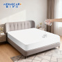 Wholesale Fully Waterproof Breathable Noiseless Knitted Polyester Bed Mat Mattress Protector Anti-Bacteria Oeko-Tex Certified