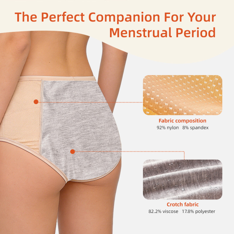 Aidingcare Period Panties for Women Reusable Washable Polyamide and Nylon Menstrual Underwear