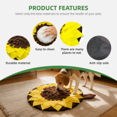 Wholesale Slow Feeding Pet Sniffing Mat Indoor Foraging Dogs Snuffle Mat for Stress Relief