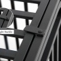 Wholesale Luxury Metal Dog Crate with Detachable Assembly Galvanized Iron Pipe Tray Lock and Button Closure-Pet Supplies