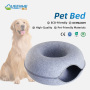 Wholesale Winter Solid Fashion Banana Shaped Warm Soft Punny Dog Bed for Pets Washable