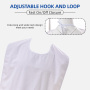 Wholesale White Terry Washable Waterproof Adult Bib for Patient or Old People