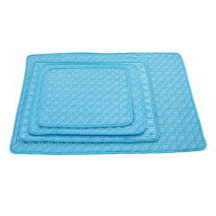 Washable Dogs Cooler Pad Breathable Puppy Cushion Summer Portable Ice Silk Pet Cooling Mat