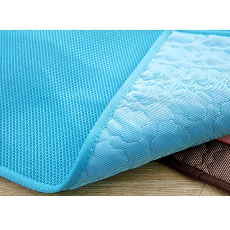 Washable Dogs Cooler Pad Breathable Puppy Cushion Summer Portable Ice Silk Pet Cooling Mat