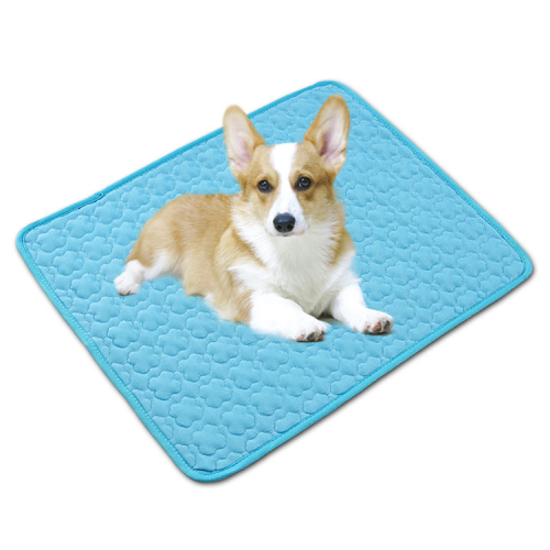 Washable Dogs Cooler Pad Breathable Puppy Cushion Summer Portable Ice Silk Pet Cooling Mat