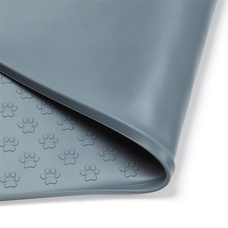 Waterproof Anti-Slip Silicone Pet Food and Water Bowl Mat