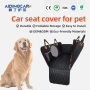 Wholesale Waterproof Car Seat Cover Nonslip Dog Backseat Cover With Mesh Window for Car